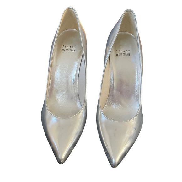 STUART WEITZMAN Silver high heel pumps Size 8 - Picture 4 of 8